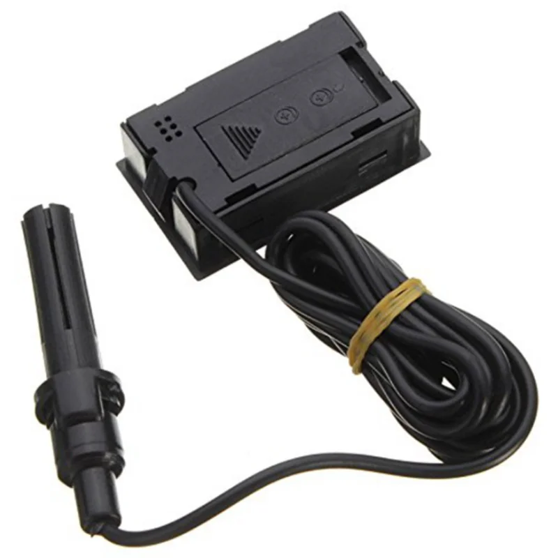 FY-12 Eingebettetes elektronisches Temperatur- und Luftfeuchtigkeitsmessgerät, digitales Temperatur- und Luftfeuchtigkeitsmessgerät mit Sonde