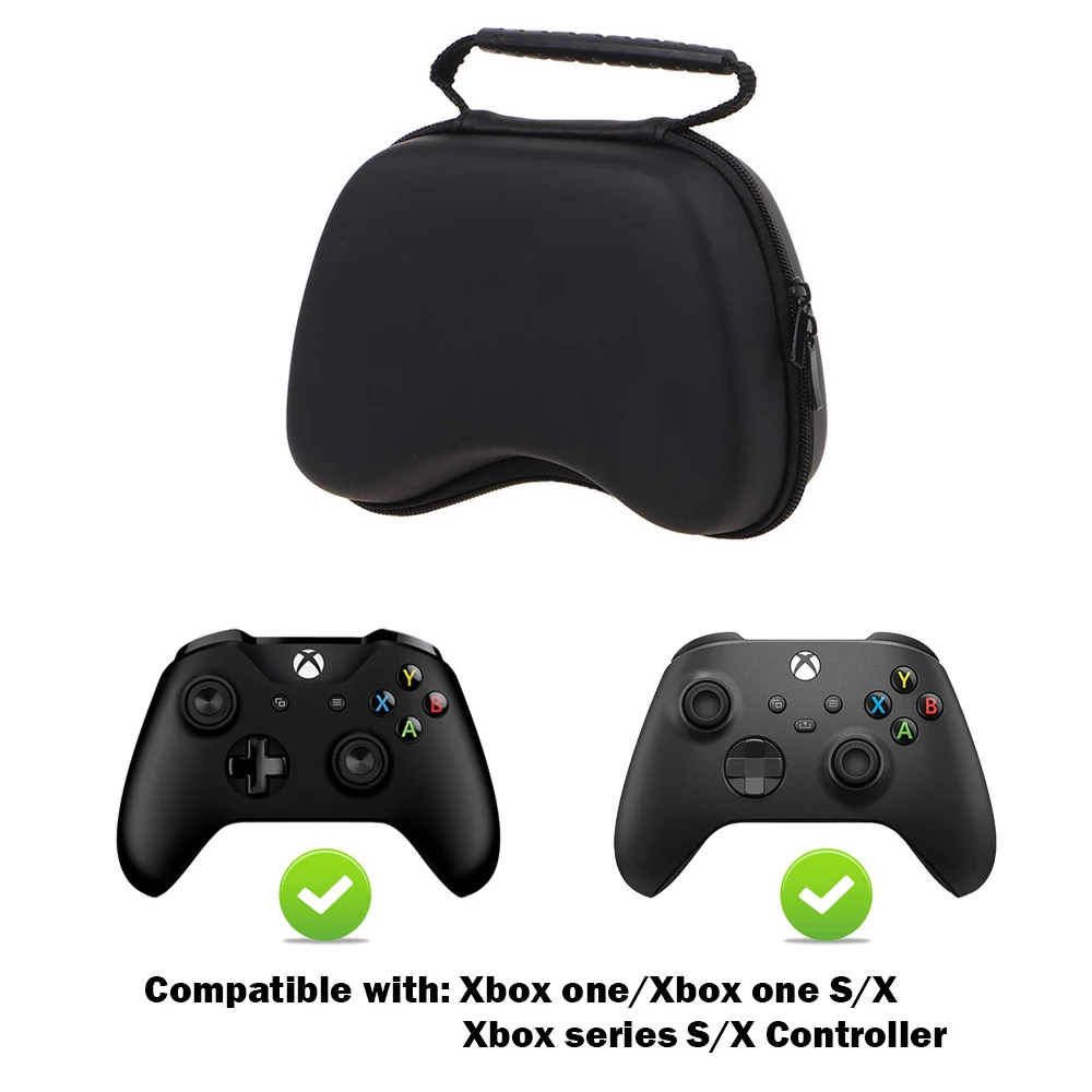 Go! 2022 Portable Protective Air Foam Hard Pouch Case For Xbox One Controller Lightweight Easy Carry Bag Cover For Xbox Series X