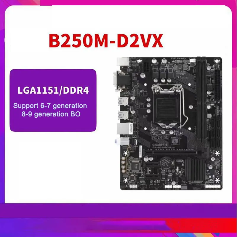 Asus B250M-V3+ LGA 1151 Motherboard Kit with Intel Core I5 6500 CPU DDR4 32GB Dual Channel PCI-E 3.0 DVI Desktop Computer System