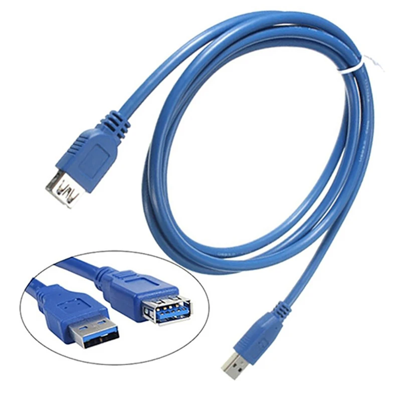 0.3/0.5/1/1.2/1.8/3M USB 3.0 Extension Cable Male To Female USB3.0 Cable Extension Male Female for Computer Flash Drive Hdd