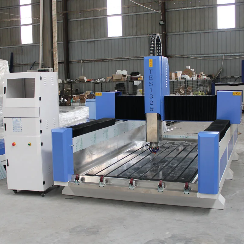 Most Popular Jinan TEKAI Stone Engraving Machine 1325 Marble And Granite Machines With Rotary Axis Desktop Milling Machine