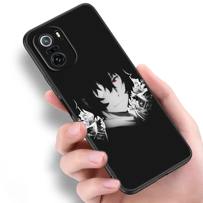 Anime Bungou bezpańskie psy Dazai Osamu skrzynka dla Xiaomi Mi POCO X3 NFC F3 GT M3 10T 11T 11X Pro 11i A2 11 Lite NE 5G CiVi okładka