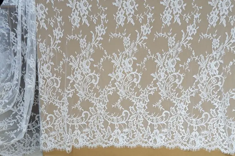 eyelash chantilly lace fabric 1piece=3 meters! Wedding Dress Sexy Lingerie DIY Clothes Accessory