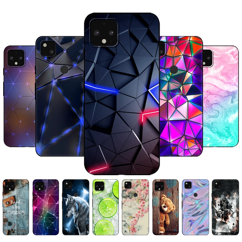 For Google Pixel 4 Case Phone Back Cover For Google Pixel 4A 4G 5G Case For Google Pixel 4 XL Case Pixel4 4 a 4XL black tpu case