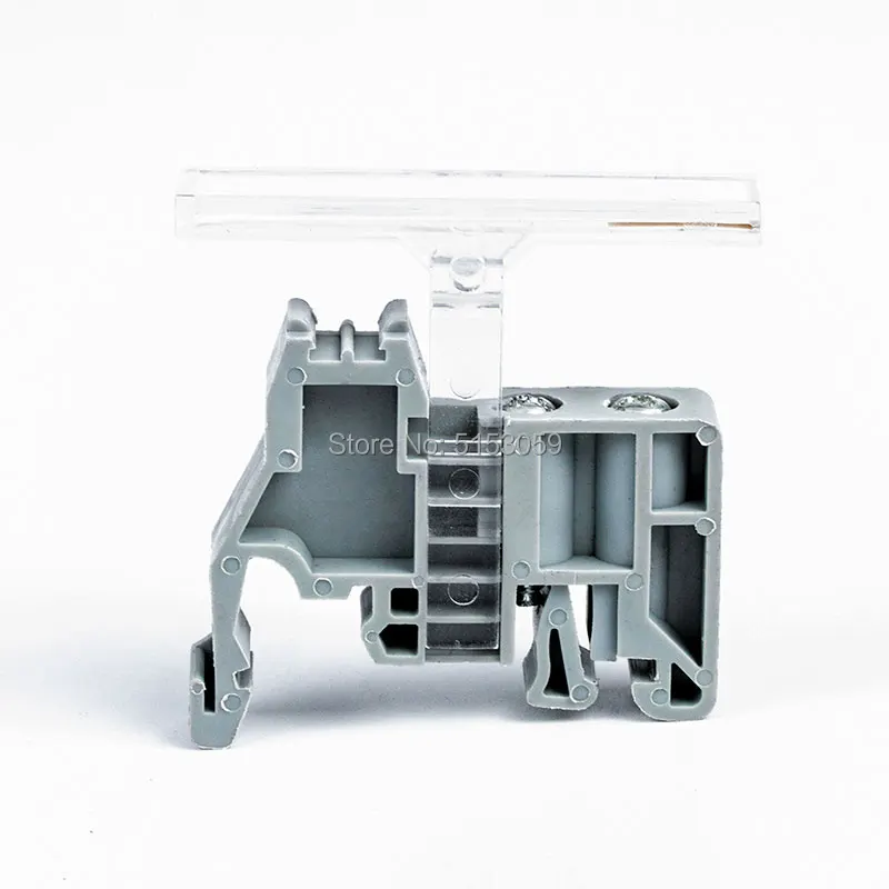 E/UK und EW 35 UK und SAK-Klemmenblöcke, Endhalterung für DIN-Schienen, KLM-A-Klemmenleiste, Markierungsträgerhalter