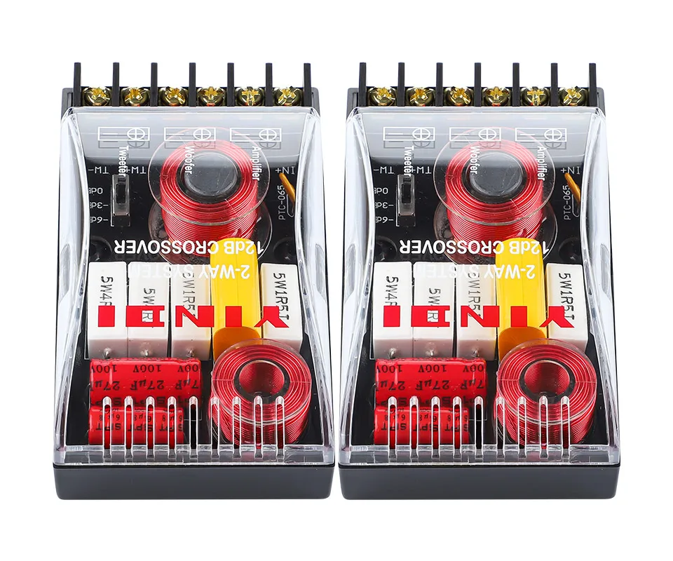 AIYIMA 2PCS 200W 2 Wege Audio Auto Lautsprecher Crossover Höhen Bass Unabhängige Lautsprecher Filter High Low Frequenz Teiler 3000Hz – Detail 6