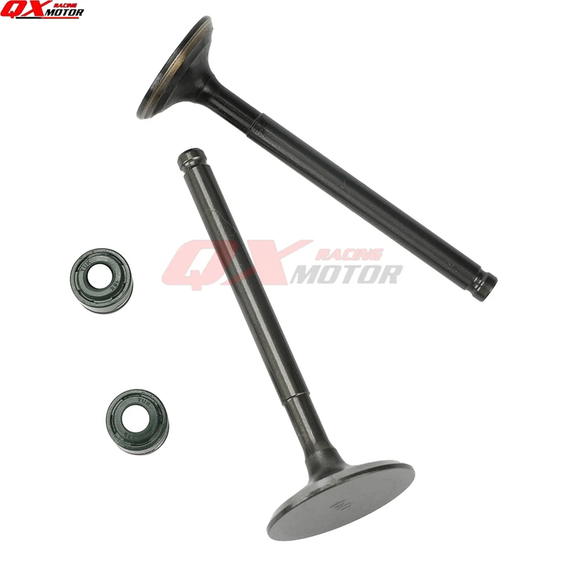 YX 150 160 Intake exhaust valves with Oil Seal kit For YX YinXiang 150cc 160cc Engine BSE KAYO SSR Dirt Pit Bike