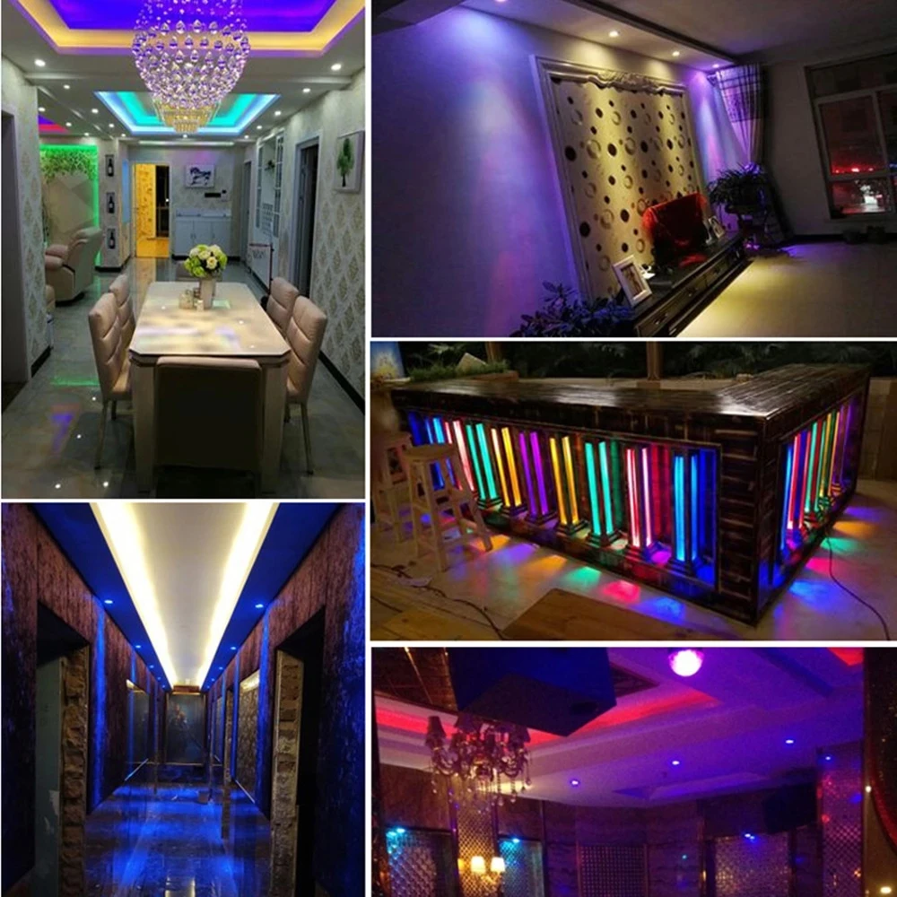 1W LED Downlight Recessed Ceiling Star Light KTV Bar Party Stage Colorful Light RGB Spot Light DC12V