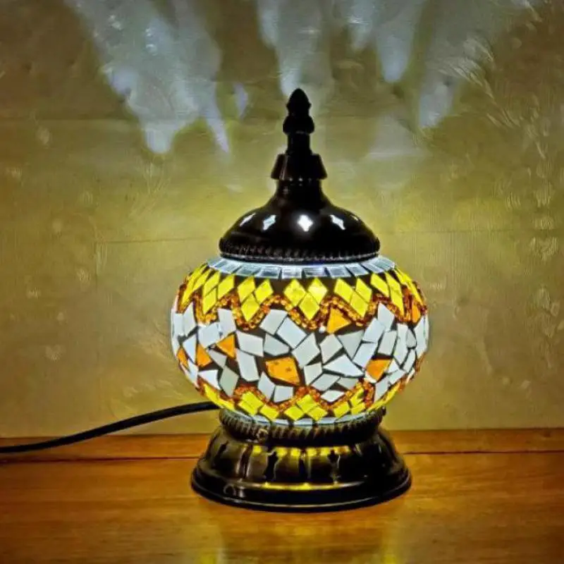 Retro Masai Taideng Table Lamp Bedroom Bedside Cafe Restaurant Dressing Turkey Desk Lamp Baby Room Decor E27 Light