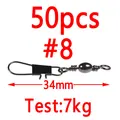 50 piezas talla 8
