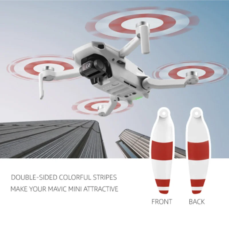 16Pcs Mavic Mini Propellers Compatible with DJI Mavic Mini Drone Replacement Low-Noise and Quick-Release Blades Props - Image 3