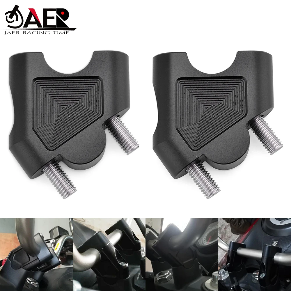 

Motorcycle Bike GW250F GW250S Clamp Riser Handlebar Handle Bar Adapter For Suzuki DL250 GW250F/S DL650