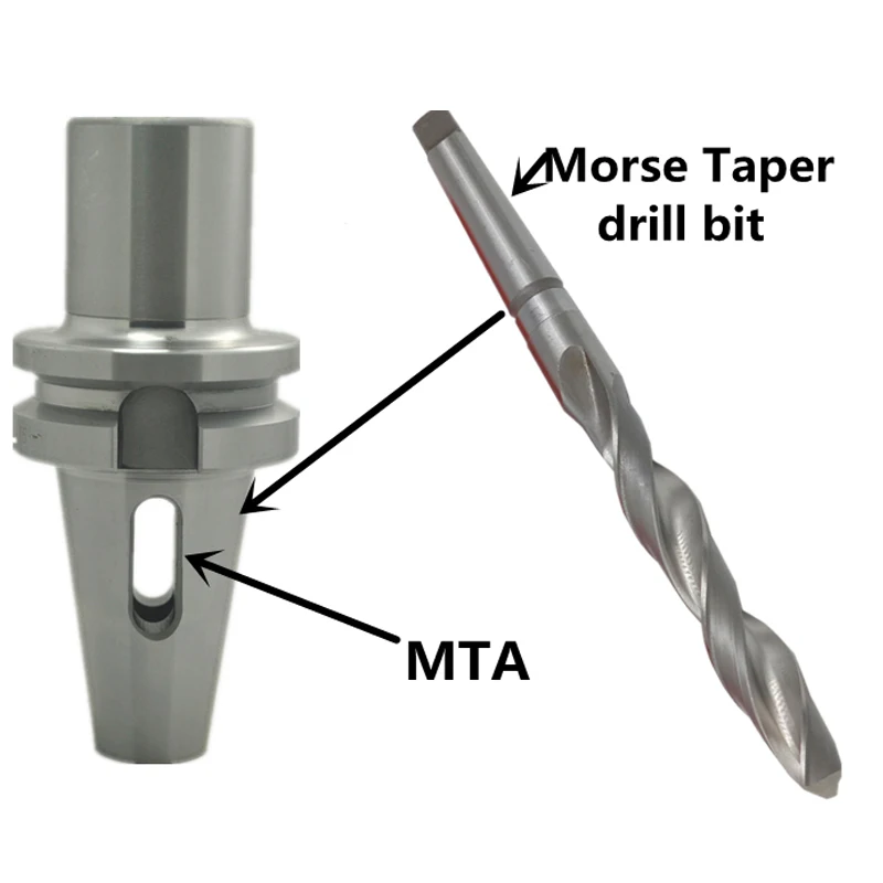 1PC BT40 MTA1 MTB1 45L MTA2 MTB2 60L MTA3 MTB3 75L MTA4 MTB4 90L morse taper holder MTA drill bit MTB Morse Taper milling cutter