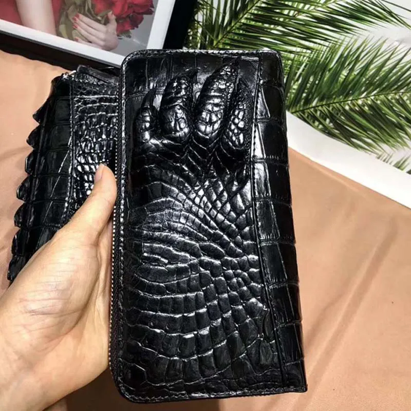 xinepiju new arrival men clutch bag men bag crocodile bag men wallet crocodile leather thailand