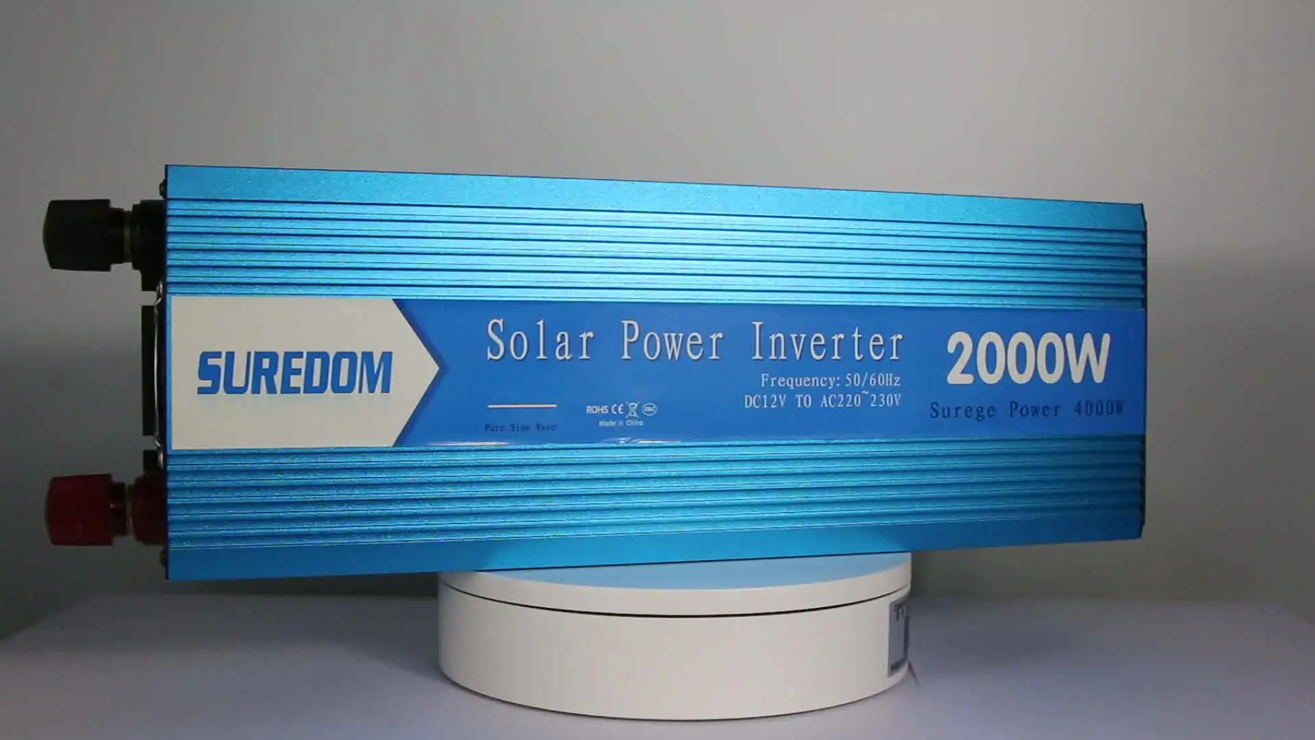 

DC12V to AC220V 50Hz 2000w pure sine wave power inverter