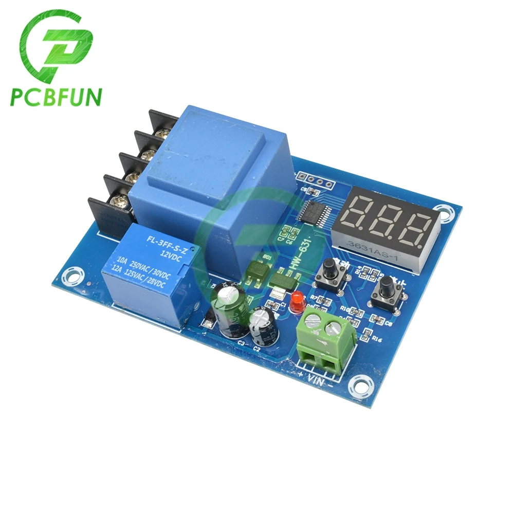 3.7V-120V XH-M602 Digital Control Battery Lithium Battery Charging Control Module Battery Charge Control Switch Protection Board