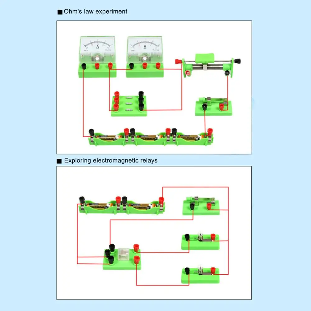 Learn Basic Electricity Physics Magnetism Experiments  Labs Electricity Circuit Magnetism Experiment Kit for Junior High School
