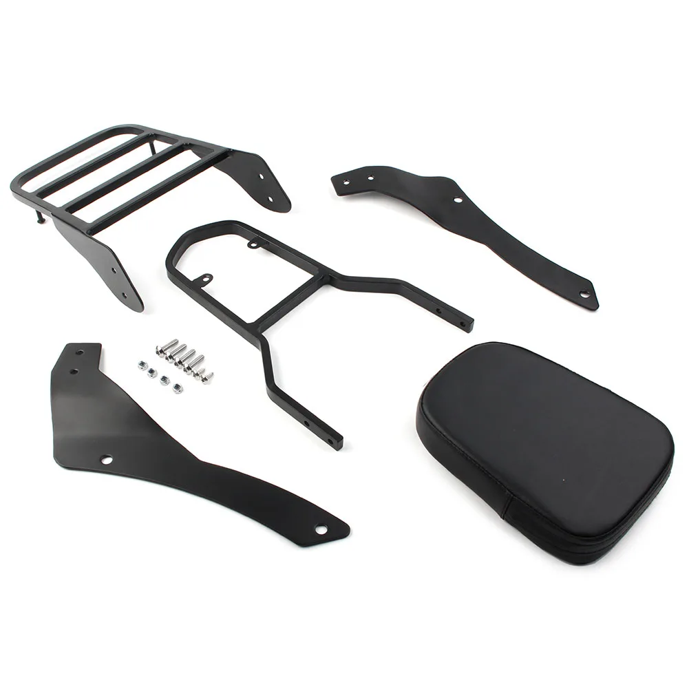 Motorcycle Accessories Backrest Sissy Bar Luggage Rack For Yamaha V Star XVS 400 650 Classic 1998-2022