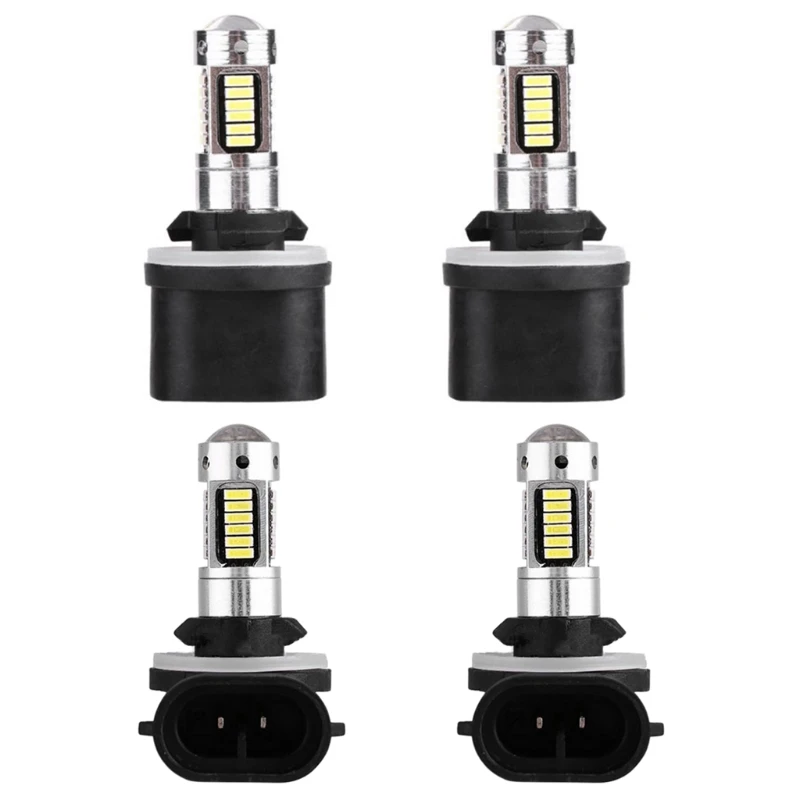 1 Pair 12V 550LM H3/H1/881/880 Car Fog Lights Bulb DRL Lamp 881/880 H27 Bulb Super Bright 6500k LED Auto Driving Light Wholesale