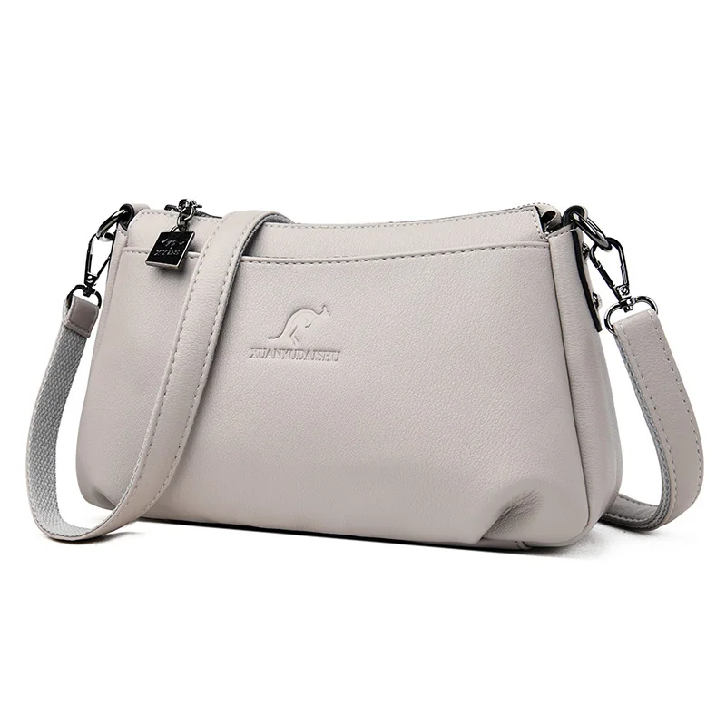 Annmouler Fashion Women Crossbody Bag Pu Leather Shoulder Bag High Quality Flap Bag Small Size Faux Leather Purse Ladies Handbag