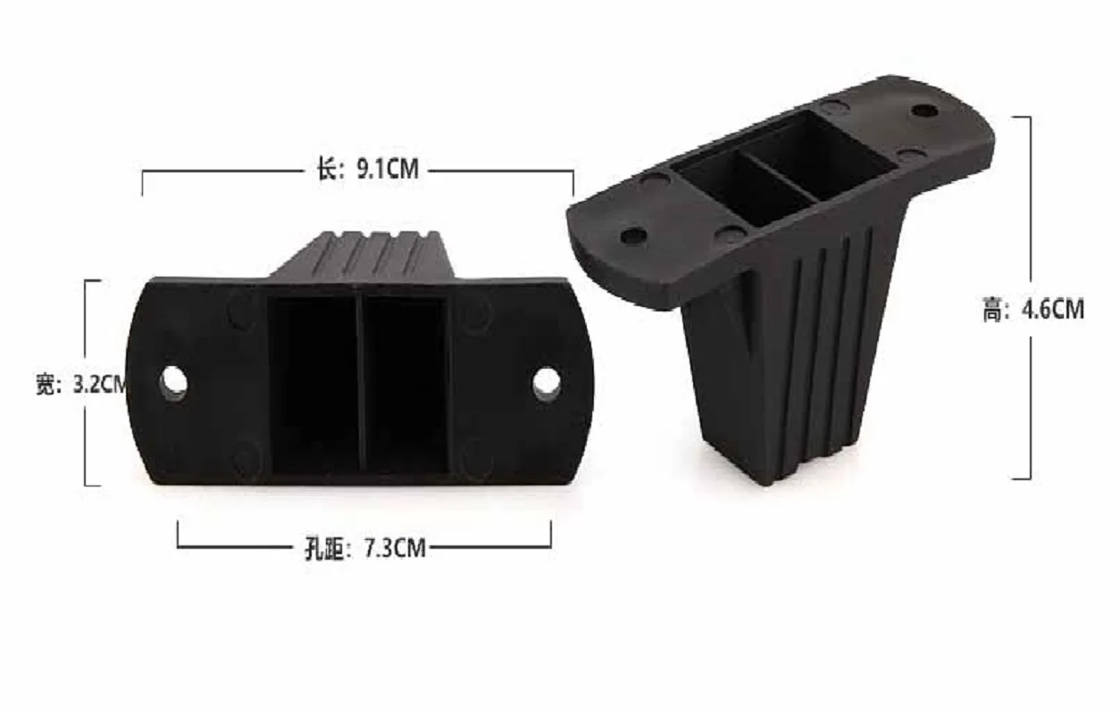 Suitcase Universal Replacement Parts Foot Nails Luggage Front Foot Accessories Plastic Durable Audio Station Foot Accessorie