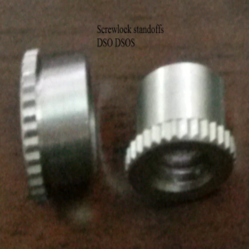 

DSO-M3-6.35/7 440-250/275 The Tooth Self Clinching Standoffs, For Close To Edge Applications,Carbon Steel, Zinc Plating