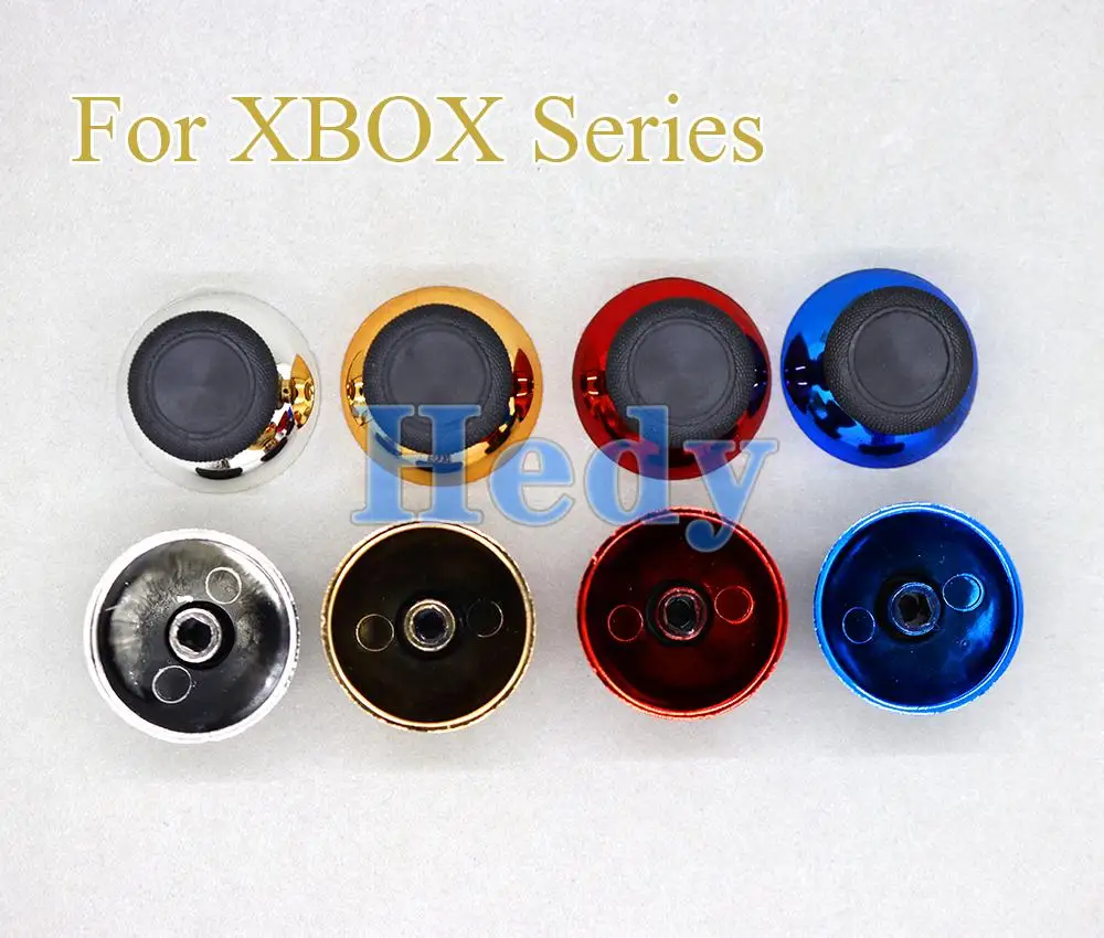 

50PCS Chrome For Microsoft XBoxOne Series X S Controller 3D Analog Thumb Sticks Grip Joystick Cap ThumbSticks Cover Replacement