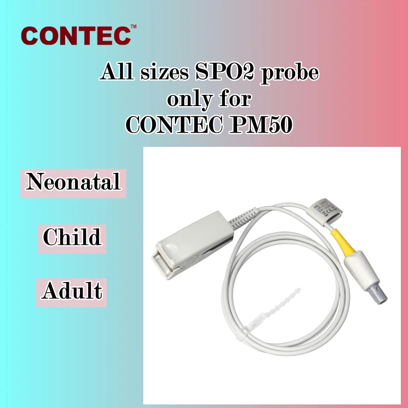 CONTEC bland Spo2 probe accessory only for PM50 Neonatal Child adult blood oxgyen