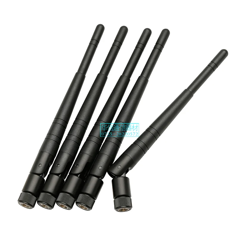 2.4G foldable glue stick antenna omnidirecational high gain 4DBi SMA male interface WiFi module antenna 15.5cm height