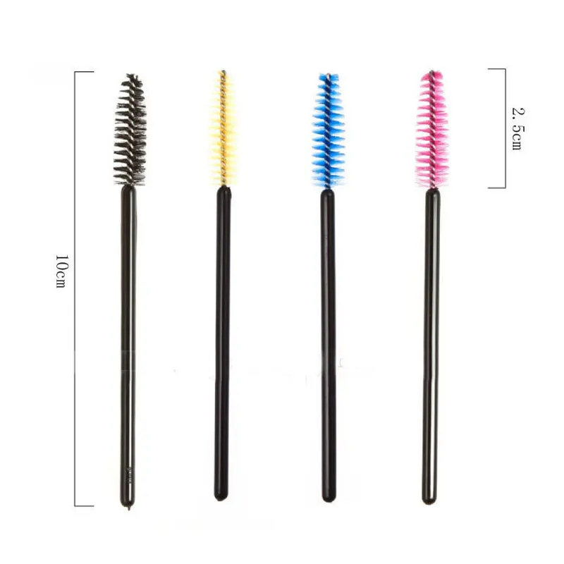 50Pcs Disposable Eyelash Brush Eyebrow Brush Mascara Wands Applicator Spoolers Eyelash Extension Supliess