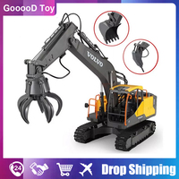 3 in 1 1/16 RC Car Truck Toy RC Tractor Caterpillar Excavator Crane Radio Controlled Cars Accessories Construction Toys for Boys