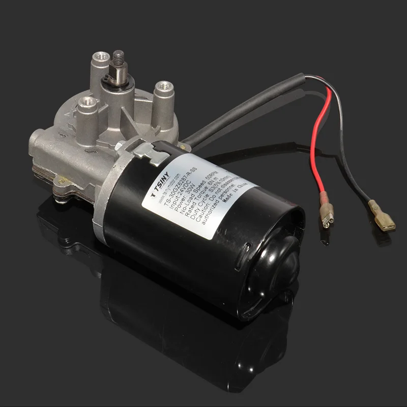 

Worm gear motor 30W 12v 48v DC reduction motor 60 kg garage door 30w metal copper turbine