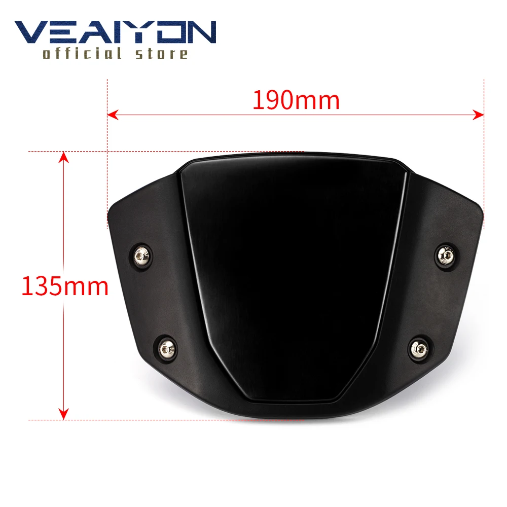 Motorcycle Accessories Aluminum Windshield Front Screen Windscreen Wind Deflector For honda CB650R CB 650R Accessories 2019 2020