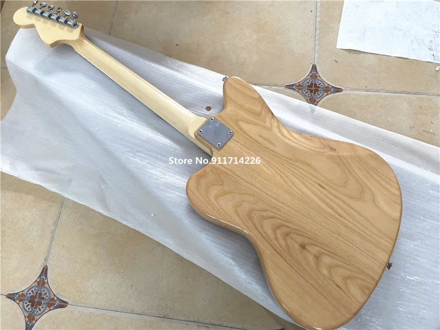 Inheriting the classic wood color master jazz electric guitar can be customized free shipping