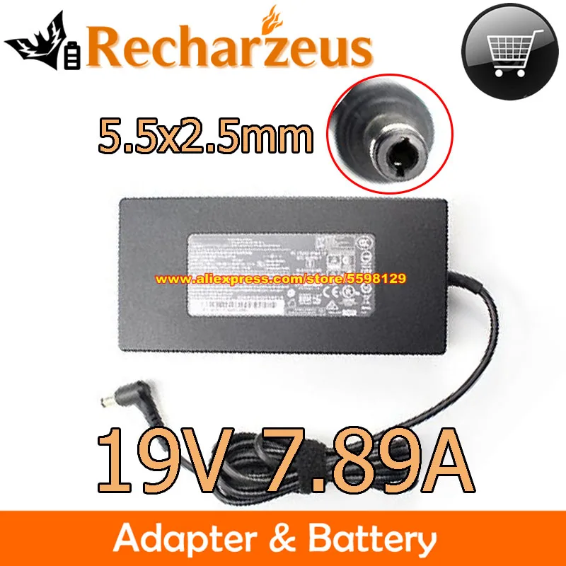 Genuine A15-150P1A A150A006L AC Adapter Chicony 19V 7.89A 150W AFTERSHOCK PRIME 15 For CLEVO P957HP6 NB50TJ1 NP8953 W650KK1