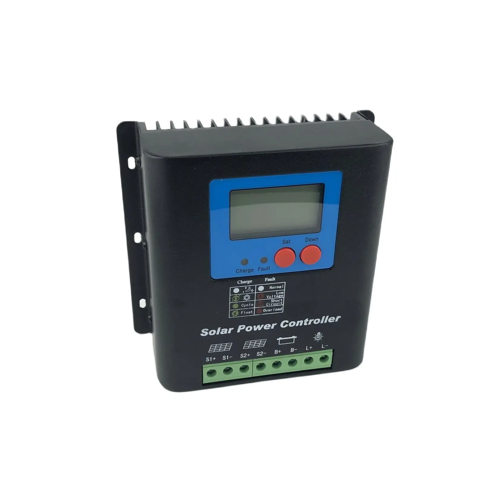 100A90A/80A/70A/60A/50A/40A/30A Pengendali Pengisi Daya Surya Kualitas Tinggi 12V 24V Pengendali MPPT Otomatis Pengendali Tampilan LCD