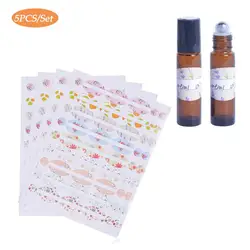 Etiquetas autoadhesivas grabables, pegatinas de papel para botella, aceite esencial, Perfume, loción, crema, aromaterapia, cosmética, DIY, 270 Uds.