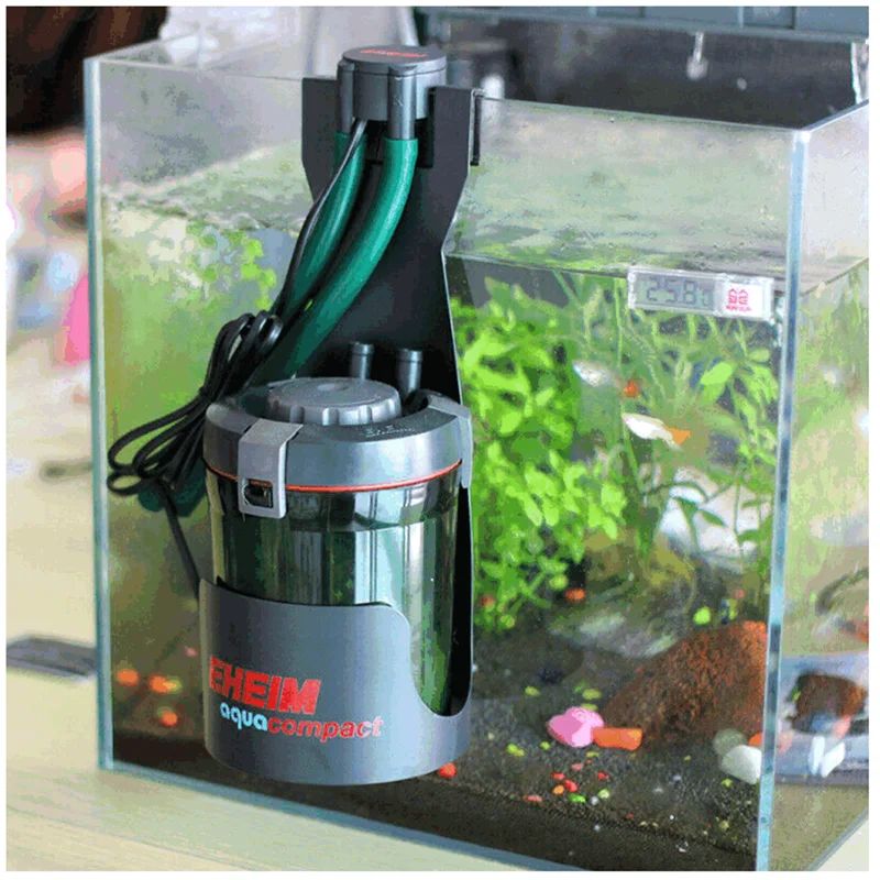 EHEIM AQUA COMPACT Aquarium Fish Tank External Canister Filter with EHEIM Substrat Pro Biological Filter Media & Pads