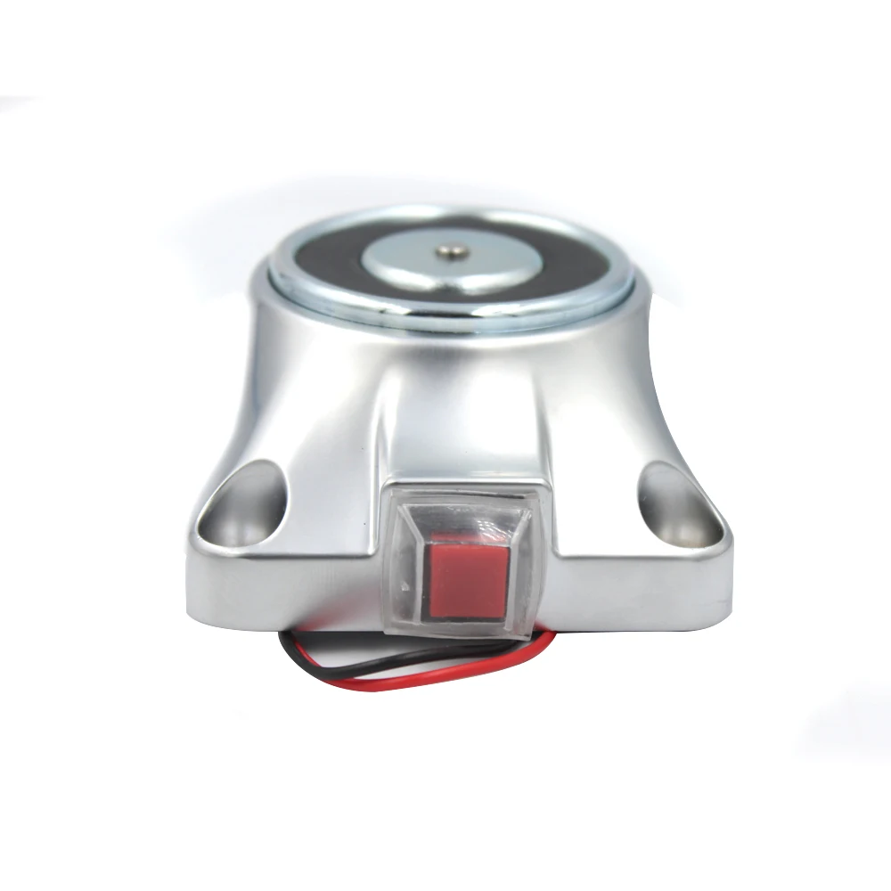 12/24V 60kg/120Lbs Holding Force Magnetic Wall Mount Door Stopper Power To Lock Electromagnetic For interior doors