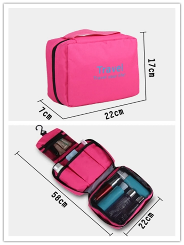 Hook Type Cosmetic Storage Bag Water proof Sanitary Tourist Make up Wash Bag Travel Cosmetic Bag For Traveling Bathroom