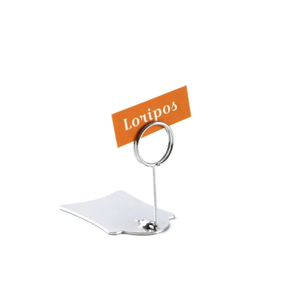 50 Pcs Small Size Wholesale Store Pop Metal Poster Sign Price Tag Card Clip Label Holder Stand