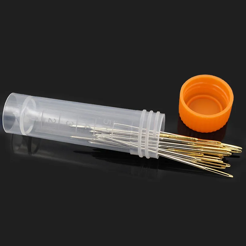 Handmade High Quality Home Supplies DIY Crafts Sewing Leather Needle Stainless Steel Pins Hand Round Prism Head Blunt Pint