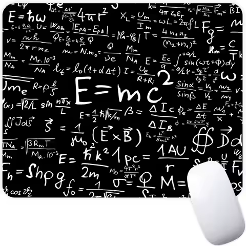 Small Gaming Mouse Pad Computer Mousepad PC Gamer Mouse Mat Laptop Mausepad Geometric Math Formula Carpet Keyboard Mat Desk Pad