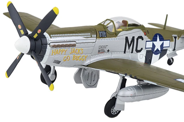 Fine 1 / 72 World War II US p-51d fighter model  Aa27706 alloy model