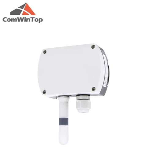 Imagen 2 del producto Sensor transmisor de temperatura y humedad montado en la pared Modbus RS485 de 4-20mA con instalación en pista de visualización