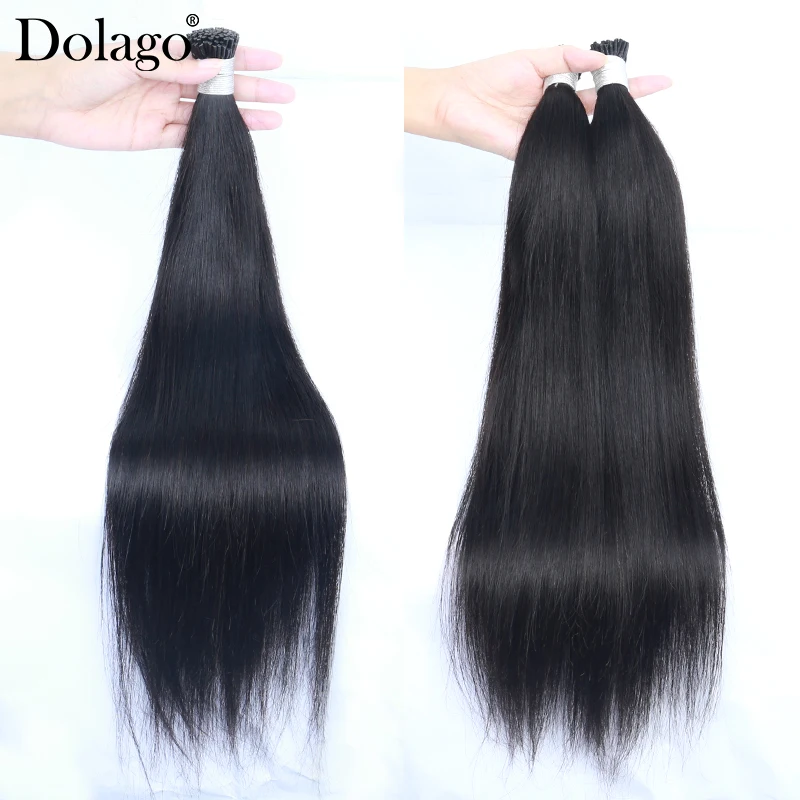 Microlink Hair Extensions Human Hair Extension I Tip Hair Extensions For Women Brazilian Straight Virgin 3S Salon Bulk Hair