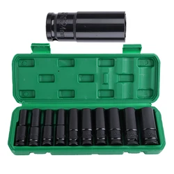 Electric Impact Wrench Hexs Socket Head Set Kit Drill 1/2 Socket Wrench Set for Electric Drill Ratchet Wrench Sleeve Spanner