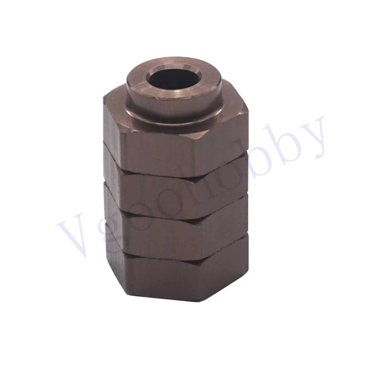 4Pcs 12 to 17mm Metal Wheel Hex Adapter Drive Hub for Tamiya Axial Traxxas HPI Himoto HSP Losi Kyosho RC 1/10 On-Road CarTruck
