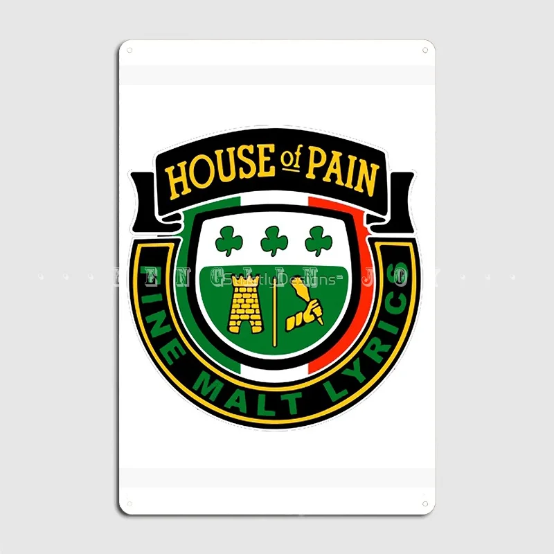 House Of Pain Fine Malt Lyrics Poster Metal Plaque Cinema Kitchen Kitchen Retro Plaques Tin Sign Poster