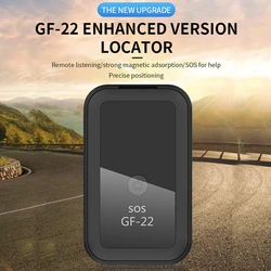 Novo gf22 carro rastreador gps forte magnético pequeno localização dispositivo de rastreamento